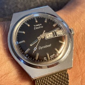 1977 Timex Dynabeat, working
